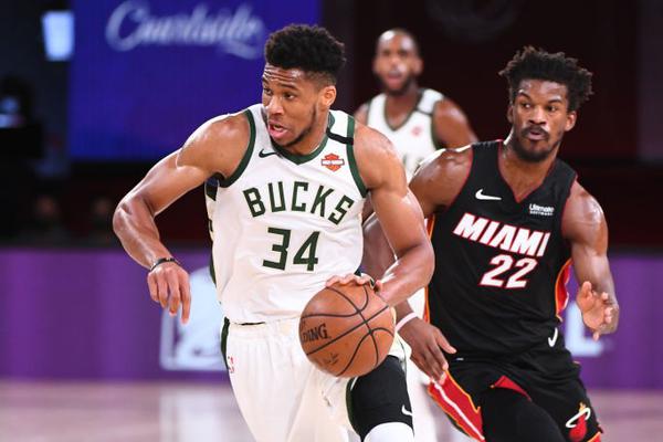  字母哥狂轰四十分雄鹿击败热火迎五连胜